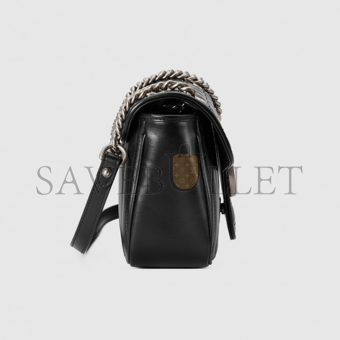 G*u*i gg marmont small shoulder bag 443497 (26*15*7cm)
